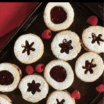 Christmas Shortbread Cookies Top Black Banner