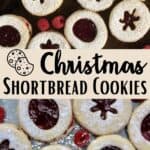 Christmas Shortbread Cookies Pinterest Image middle design banner