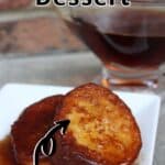 French Toast Dessert Pinterest Image top outlined title