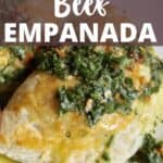 Beef Empanada Pinterest Image top design banner