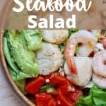 Caribbean Seafood Salad top design banner