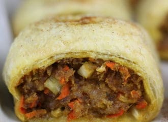 Sausage Roll Close Up