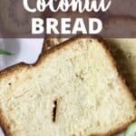 New Coconut Bread Pinterest Image top design banner