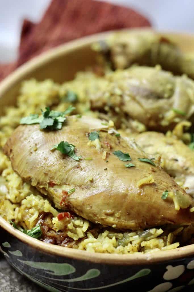 Machboos with Chicken Breast