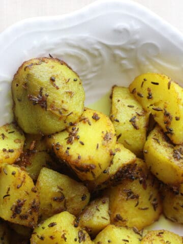 Jeera Aloo Cumin Roasted Potatoes from Bangladesh