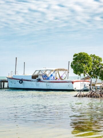 Belize Boat in Water