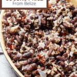 Red Beans & Coconut Rice Pinterest Image
