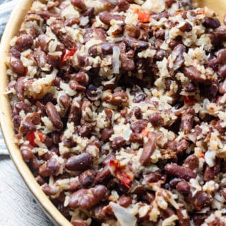 Red Beans and Coconut Rice from Belize