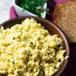 Gondo Datschi: Eggs with Goat Cheese and Herbs