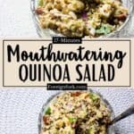 Quinoa Salad With Feta Pinterest Image middle design banner