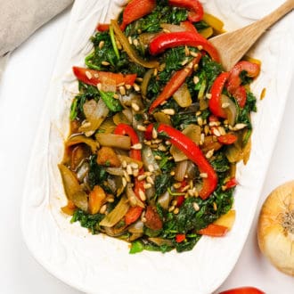 sauteed spinach from botswana