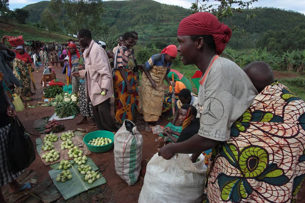 Market in Burundi