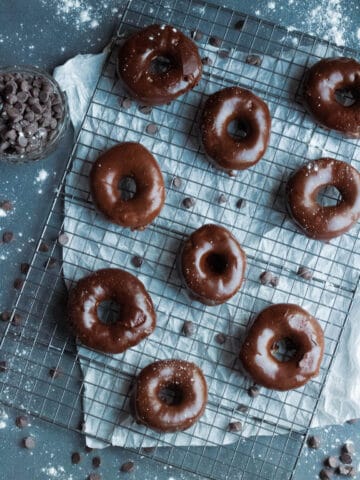 chocolate glazed donuts