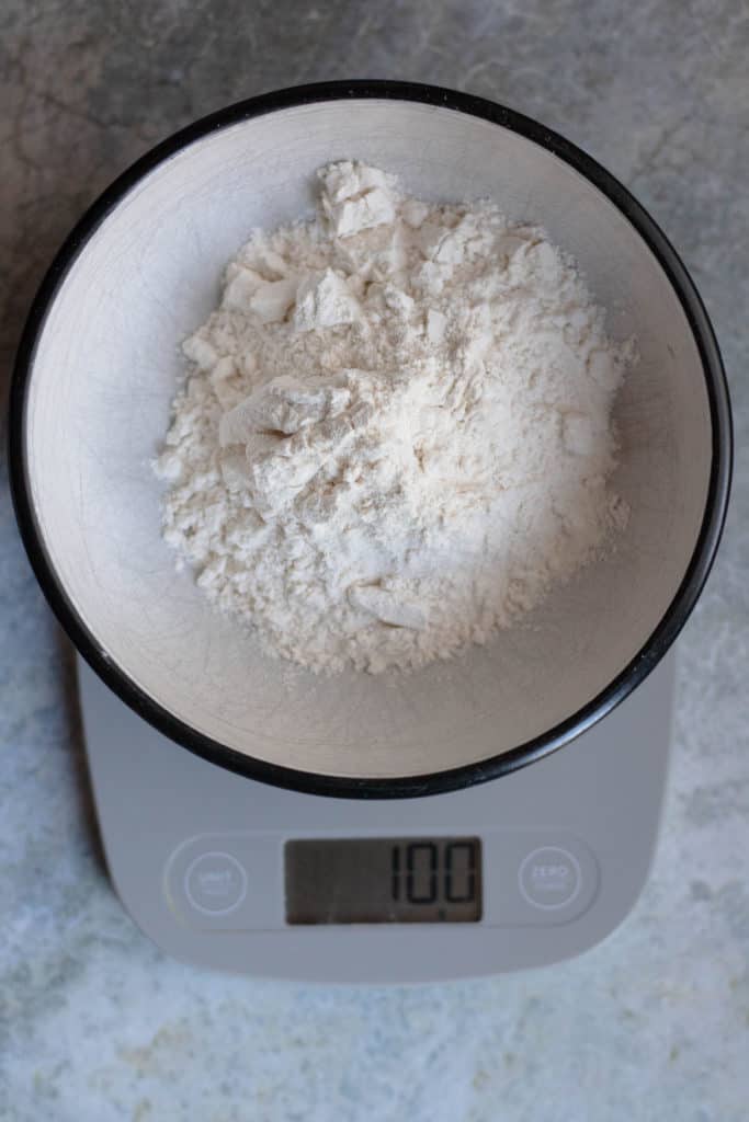 how to make homemade pasta step 1: measure your flour