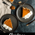 Christmas Pumpkin Pie Pinterest Image Bottom Black Banner