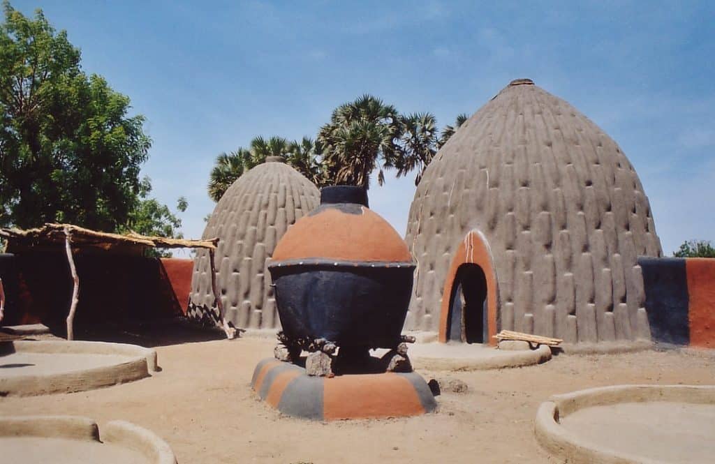Mud huts of Cameroon