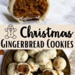 Gingerbread Truffles Pinterest Image middle design banner