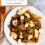 How To Make Canadian Poutine Pinterest Image Top Left Banner