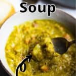 Split Pea Soup Pinterest Image top outlined title