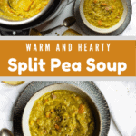Instant Pot Split Pea Soup Pinterest Image Middle Brown Banner