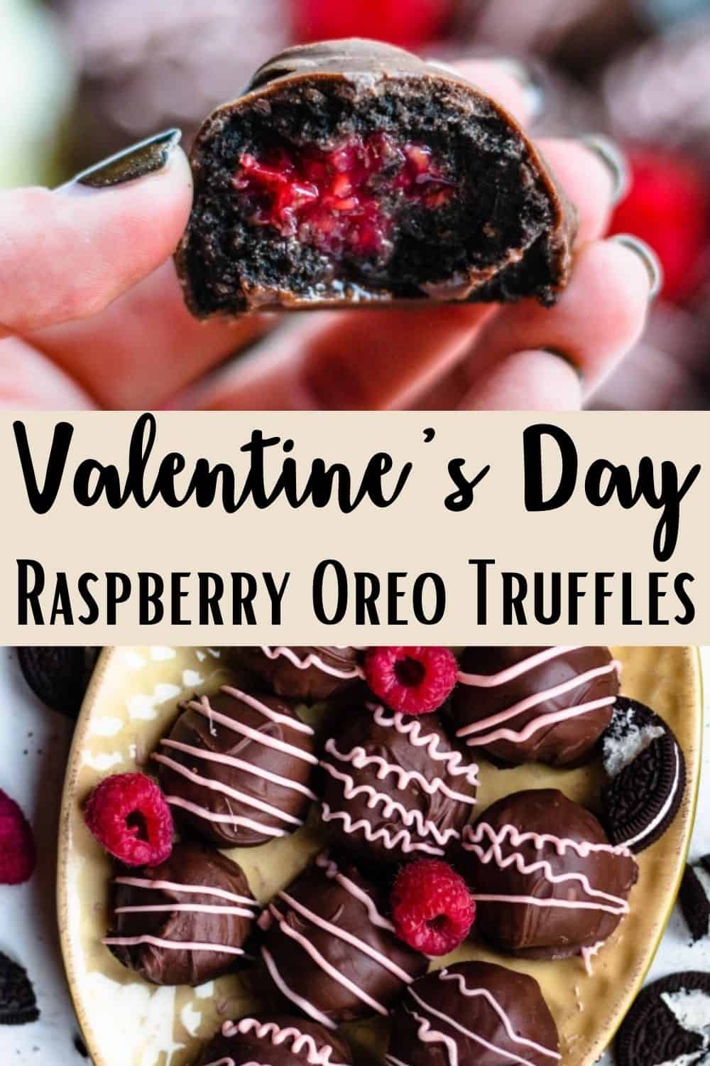 Oreo Truffles with Raspberry Filling - The Foreign Fork