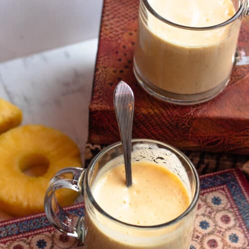 Mango Pineapple Smoothie with Ginger and Cardamom - The Foreign Fork