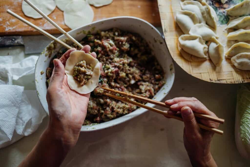  Making dumplings