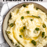 Horseradish Mashed Potatoes Pinterest Image Top Banner