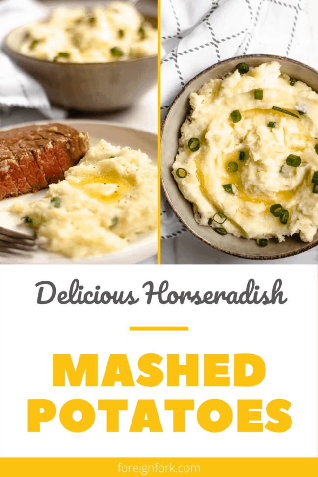 Horseradish Mashed Potatoes Recipe - The Foreign Fork