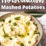 Horseradish Mashed Potatoes Pinterest Image top design banner