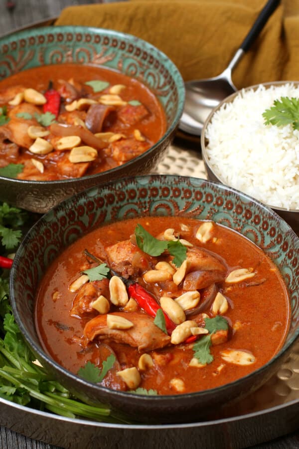 indian recipes instant pot peanut butter chicken curry 