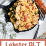Lobster BLT Scramble Pinterest Image
