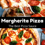 Homemade Margherita Pizza Pinterest Image Middle Black Banner