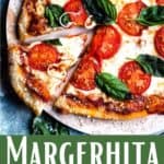 Mouthwatering Margherita Pizza Recipe Pinterest Image bottom design banner