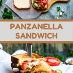Panzanella Sandwich Pinterest Image