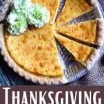 Thanksgiving buttermilk pie pinterest image bottom design banner