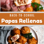 Papas Rellenas from Cuba Pinterest Image Middle Banner