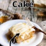 Honey Cake Pinterest Image top outlined title