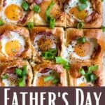 Father's Day Breakfast Bake Pinterest Image bottom design banner
