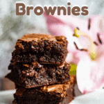 Fudgy Brownie Recipe Pinterest Image