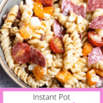 Instant Pot Pasta Salad Pinterest Image