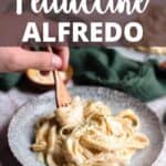 Instant Pot Fettuccine Alfredo Pinterest Image top design banner