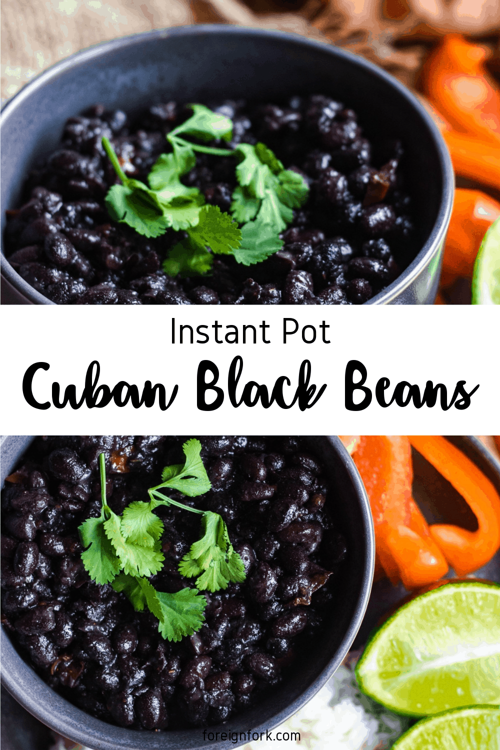 Instant Pot Cuban Black Beans The Foreign Fork