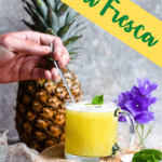 Pineapple Coconut Agua Fresca Pinterest Image