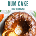 Rum Cake Pinterest Image