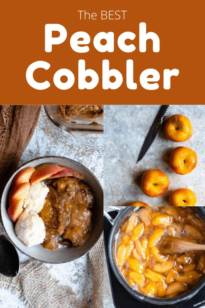 Peach Cobbler Pinterest Image