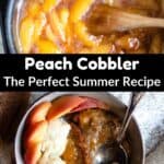 peach cobbler pinterest image