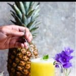 New Pineapple Agua Fresca Pinterest Image top black banner