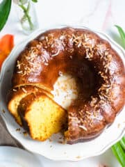 Rum Cake Recipe from overheat with toasted coconut