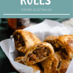 Australian Sausage Rolls Pinterest Image